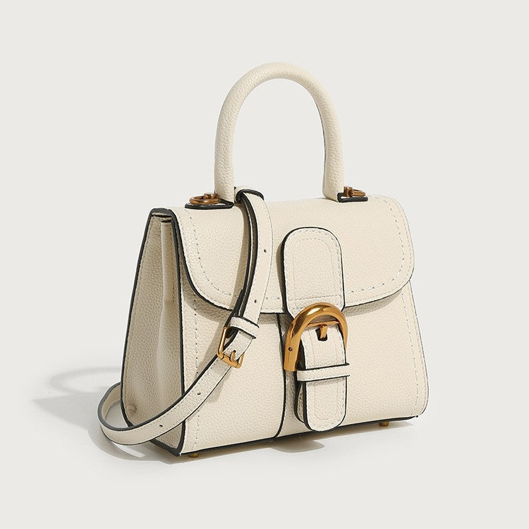 Women's Clasp Wax Line Saddle Retro Kelly High Bags