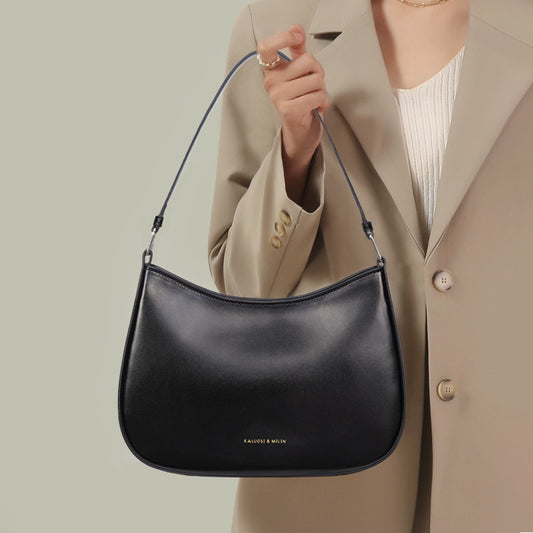 Women's High-grade Design Selenodont Genuine Leather Fashion Bags