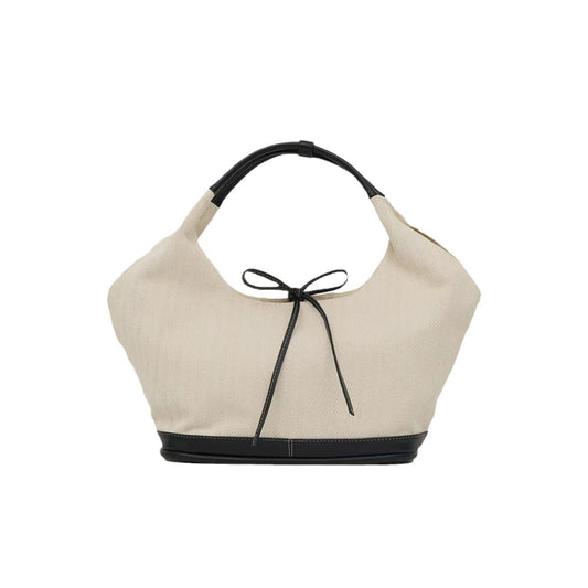 Women's Niche Large Capacity Retro Ingot Canvas Shoulder Bags