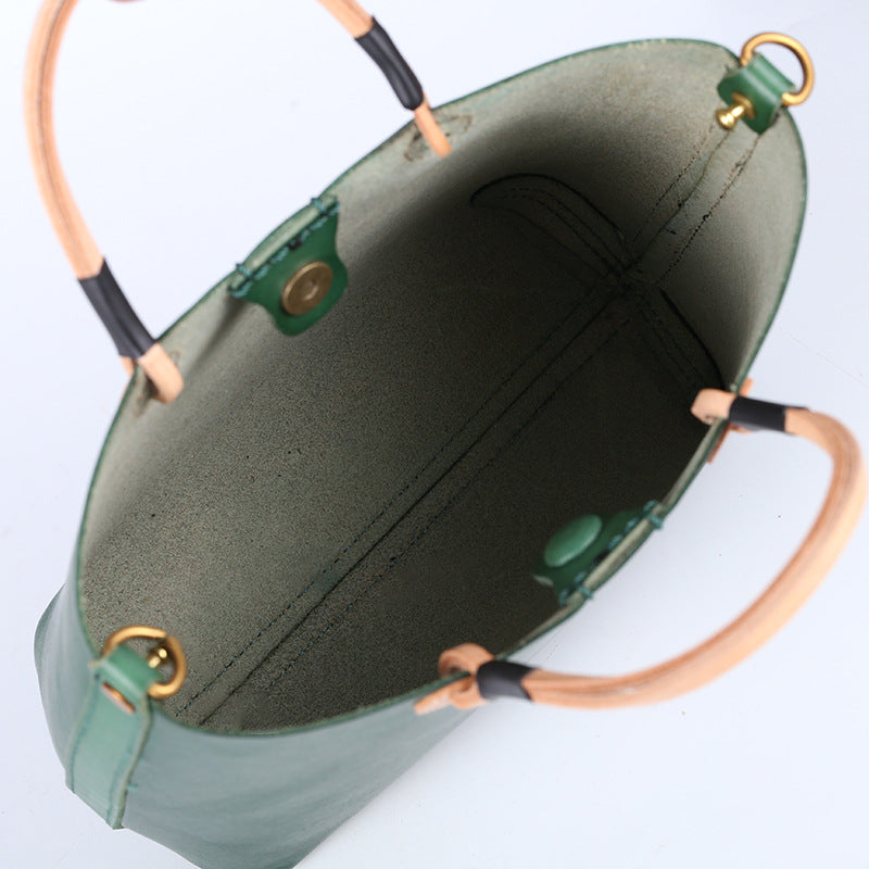Women's Style Detachable Liner Handmade Artistic Niche Crossbody Bags