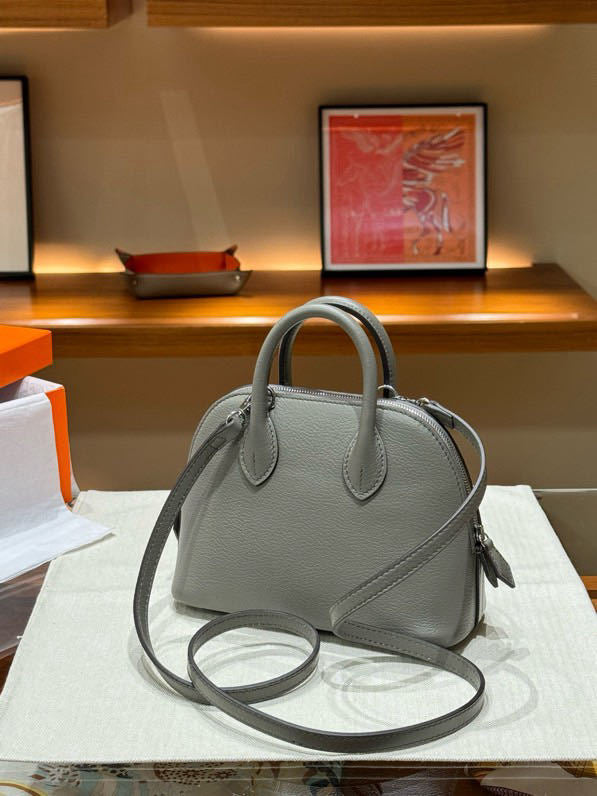 Women's Mini Sheepskin Shell Portable Bowling Leather Crossbody Bags