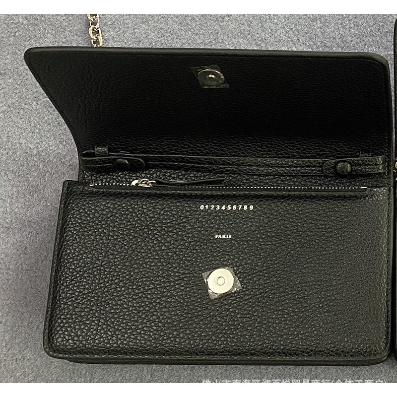 Zipper Long Clutch Passport Mobile Genuine Crossbody Bags