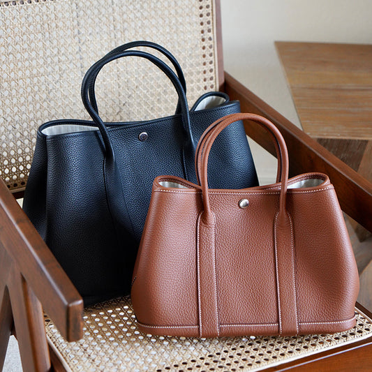 Women's Handmade Leather Portable Bridal Wedding Handbags