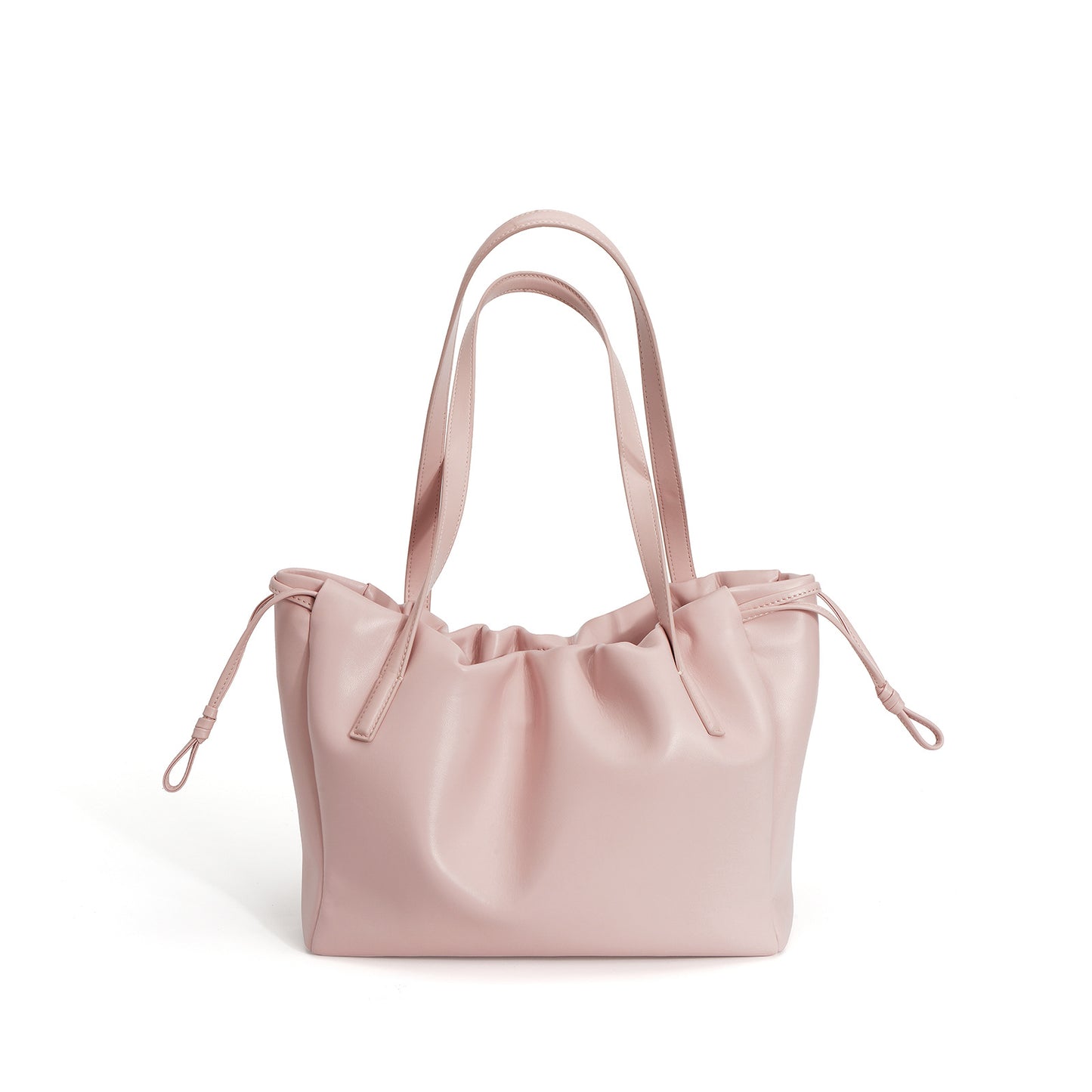 Women's Cowhide French Style Pleating Underarm Leather Crossbody Bags