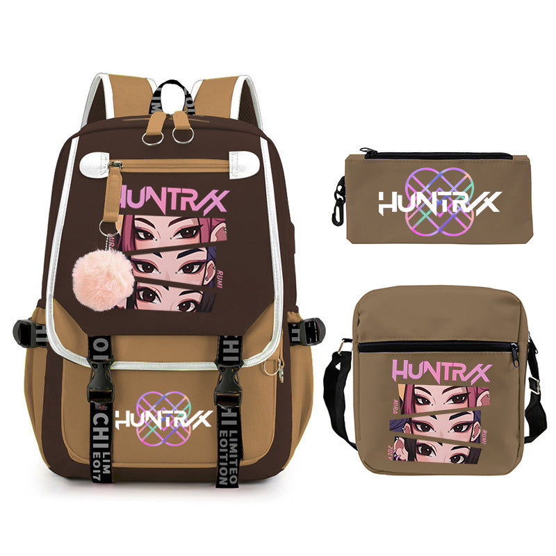 Elegant Children's Merchandise Printed Fashion Pencil Backpacks