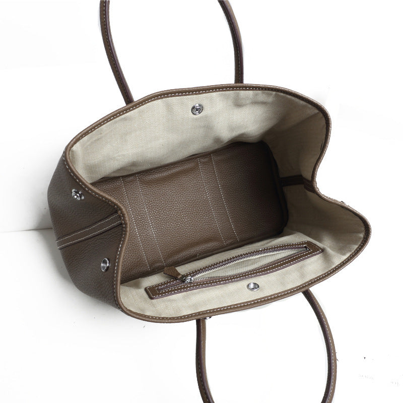 Women's Pattern First Layer Cowhide Genuine Leather Handbags