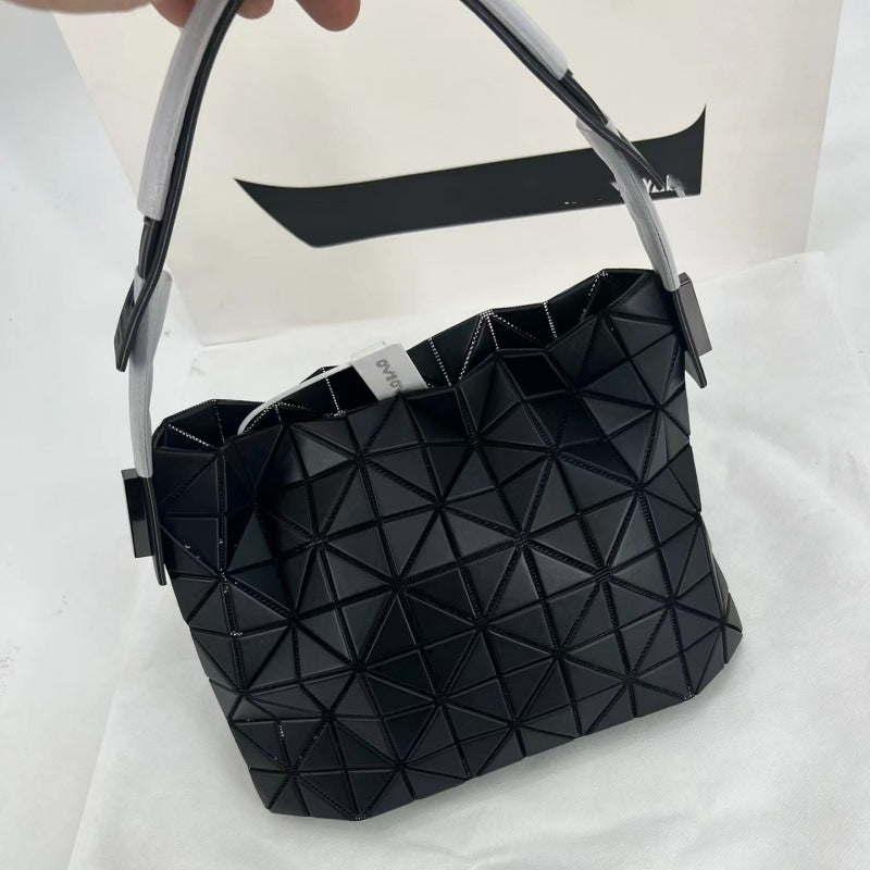 Women's Original Single Geometric Rhombus Baguette Portable Shoulder Bags