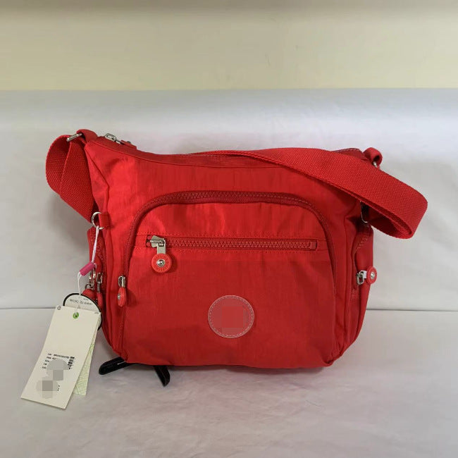 Spring Monkey Mesh Purple Series Nylon Crossbody Bags