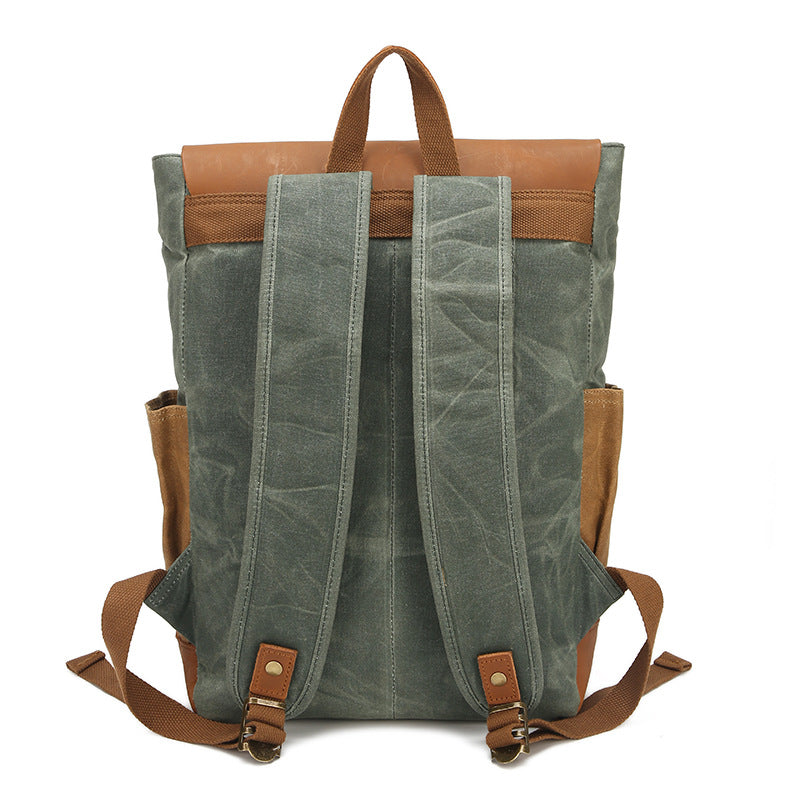 Crazy Horse Leather Vintage Waterproof Oil Backpacks