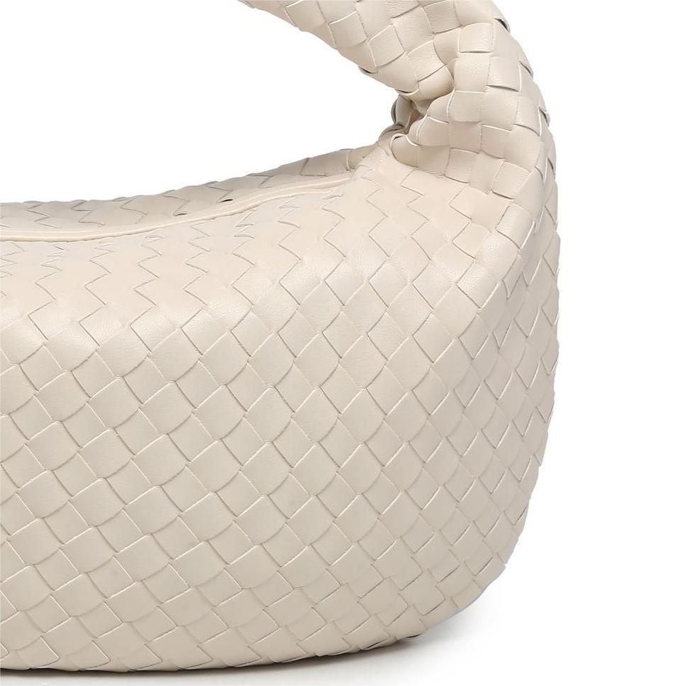Women's Large Summer Versatile Fashion Dumpling Selenodont Croissant Solid Handbags