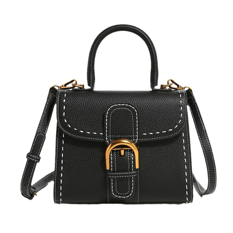 Women's Clasp Wax Line Saddle Retro Kelly High Bags
