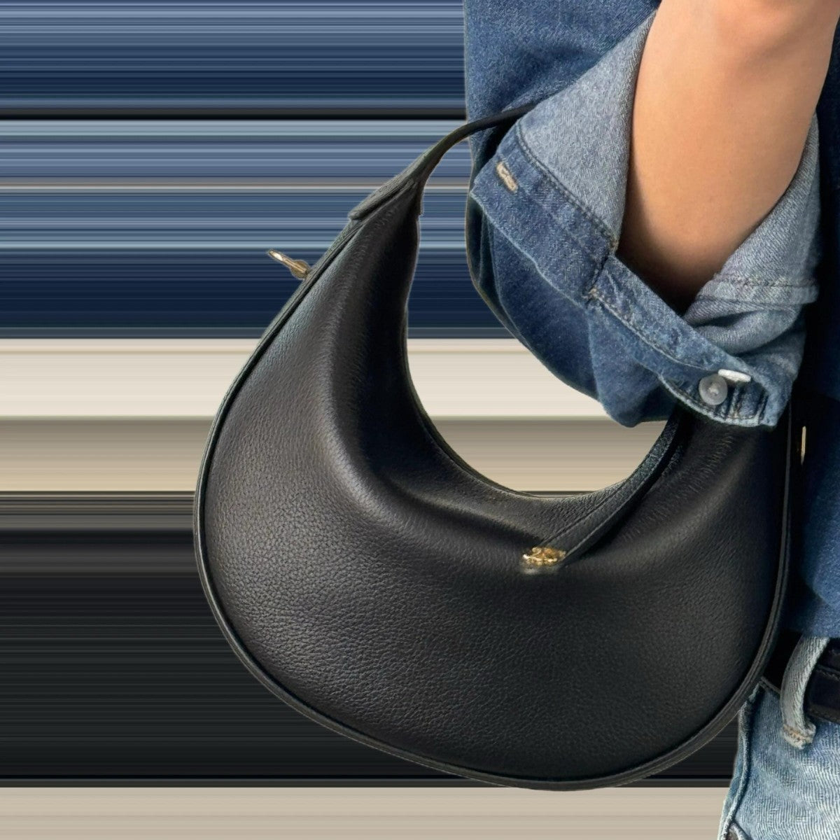 Genuine Leather Arc Selenodont Advanced Fashion Bags