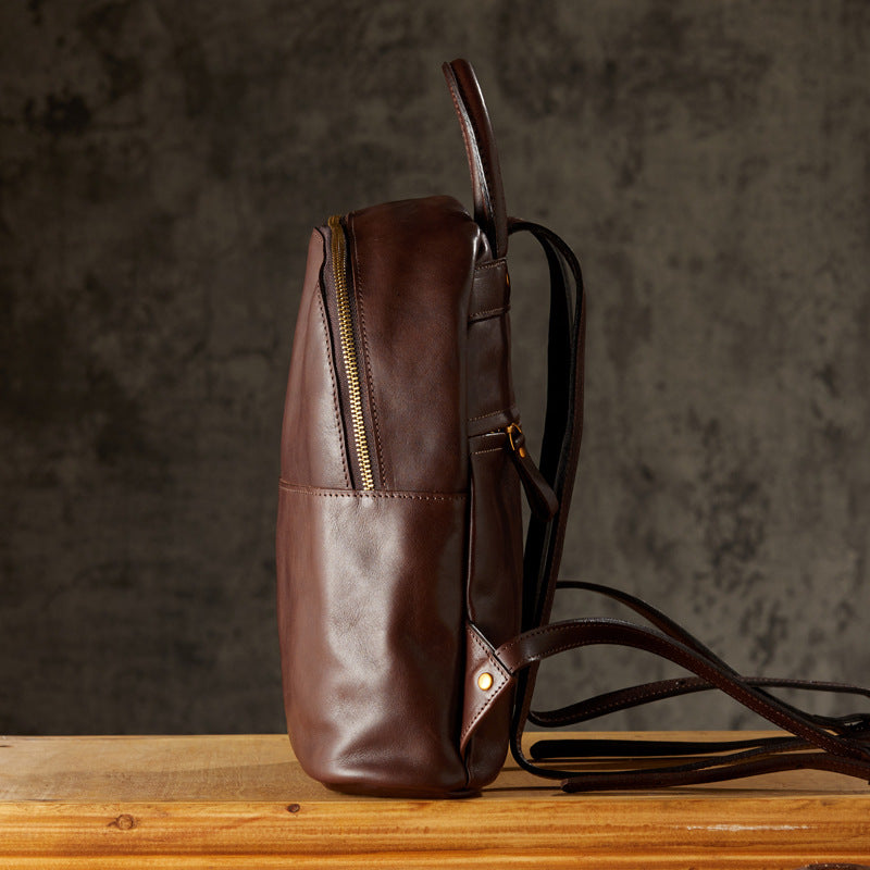 Elegant Classy Women's Vegetable Leather Fashion Backpacks