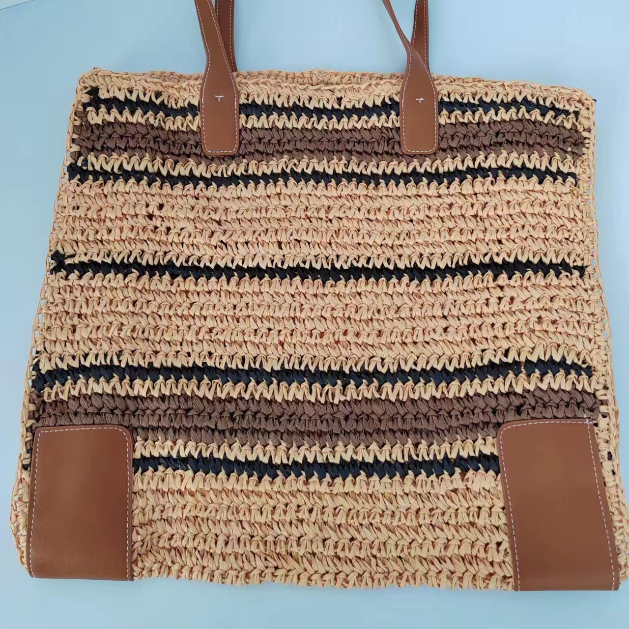 French Woven Niche Retro Large Capacity Handbags