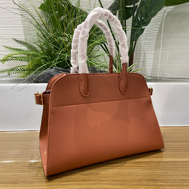 Women's High-grade Niche Cattle Leather Large Capacity Crossbody Bags