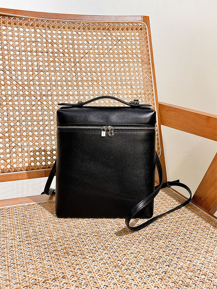 Leather High-grade Cowhide Tang Shu Lunch Crossbody Bags