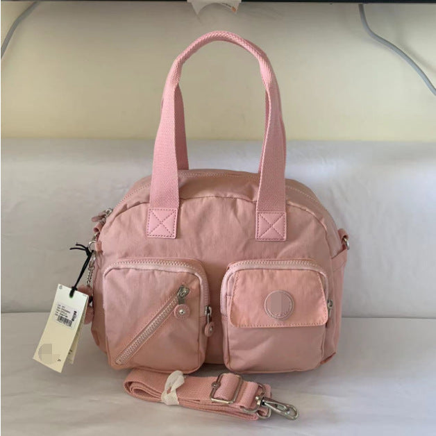 Women's Home Nylon Monkey Simple Double Pocket Handbags