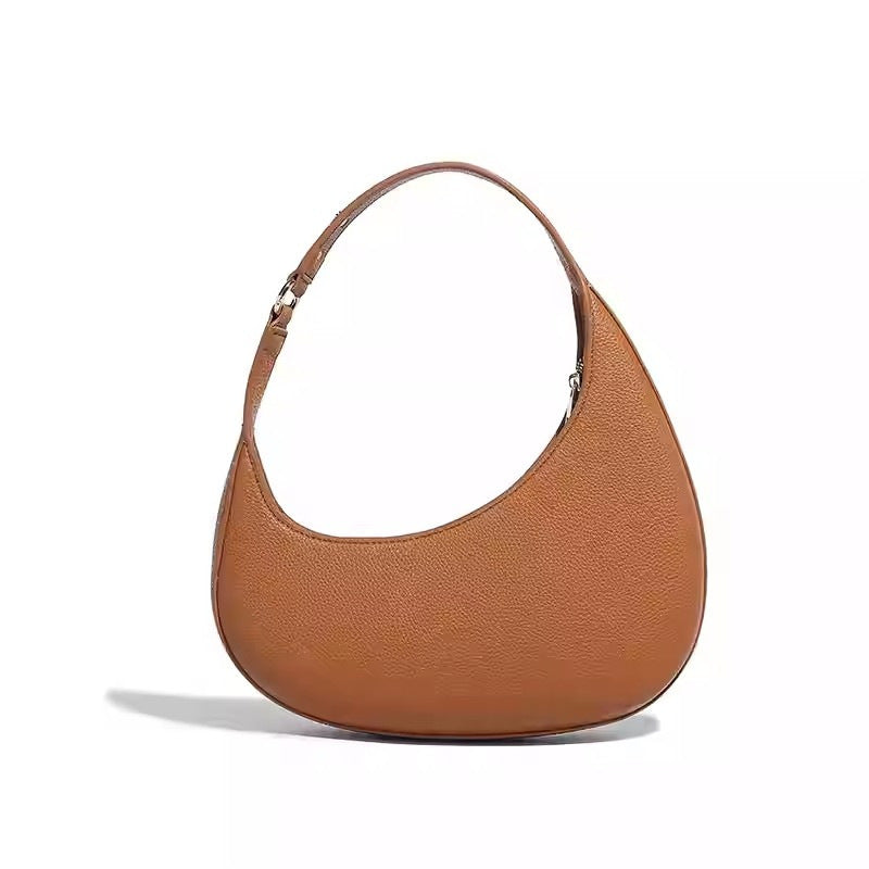 Women's Fashion Minority Design Irregular Crescent-shaped Moon Handbags