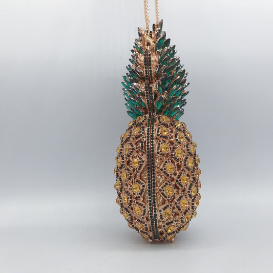 Women's Pineapple Diamond Fruit Party Banquet Full Evening Bags