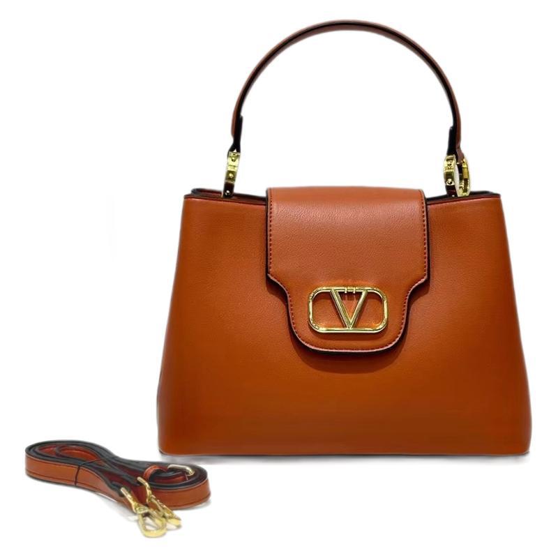 Women's Fashion Solid Color Letter Cross Bags