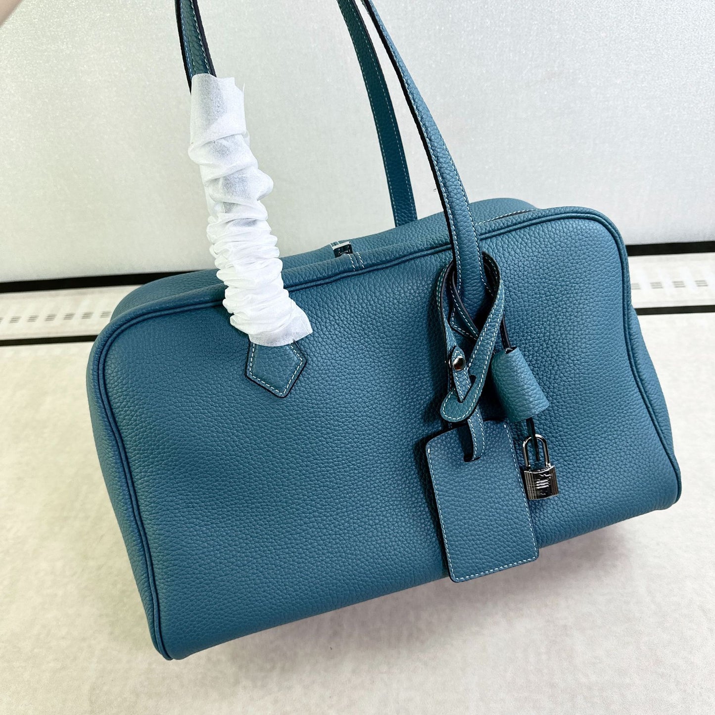 High-grade First Layer Cowhide Victoria Boston Handbags