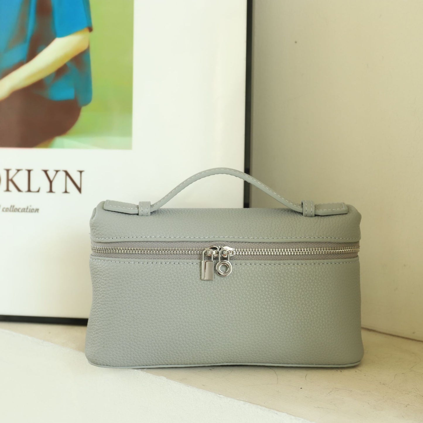 Women's Box Genuine Leather Summer Niche Temperament Lunch Handbags