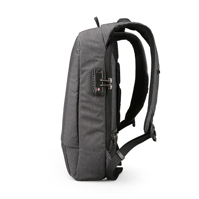 Men's Business Style Lightweight Computer Customs Password Backpacks