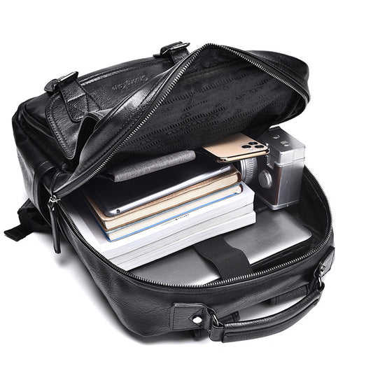 Men's Business High-grade Large Capacity Green Backpacks