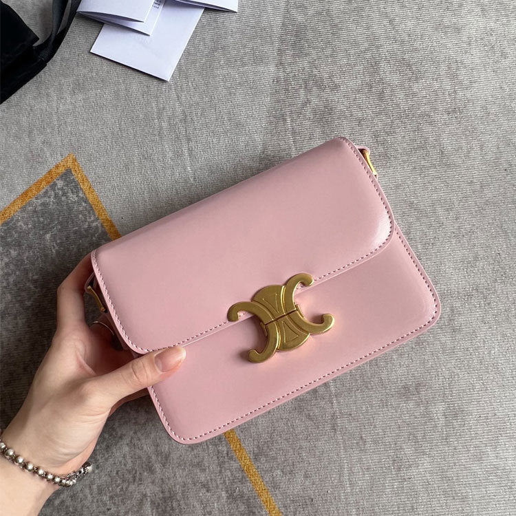 Women's Arc Upgraded Hardware Top Layer Leather Crossbody Bags