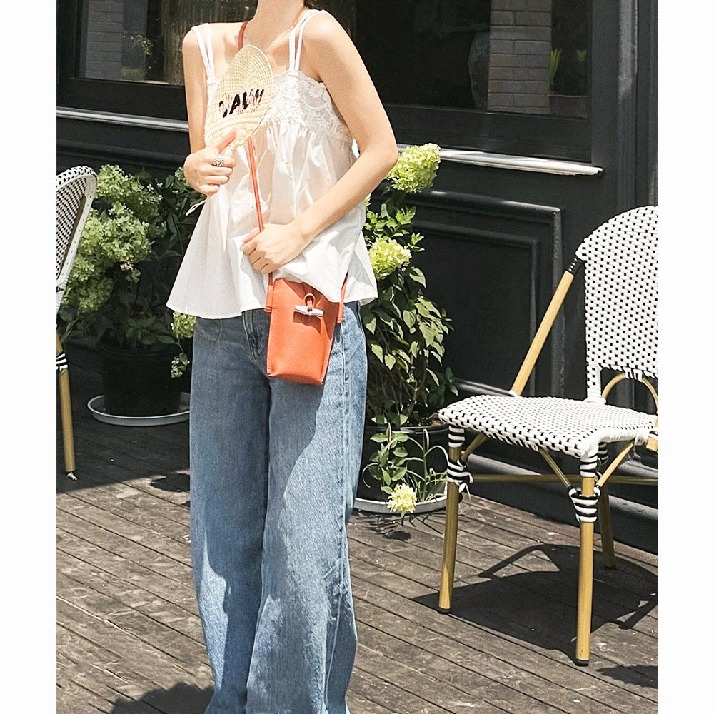 Popular Women's First Layer Cowhide Lightweight Crossbody Bags