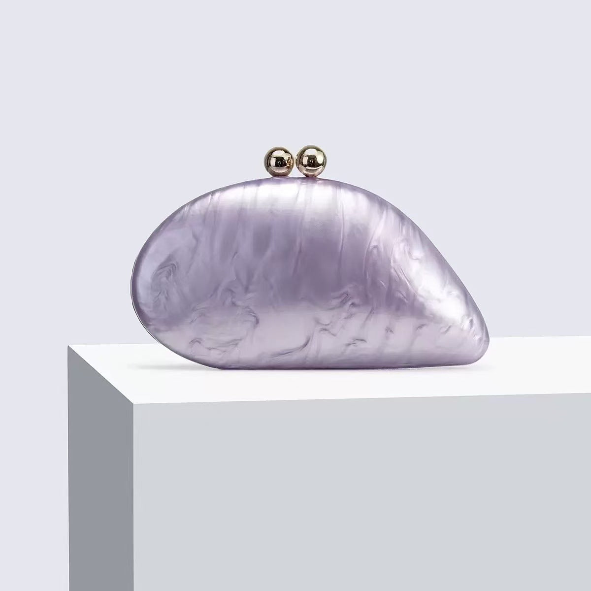 Women's Dinner Shell Acrylic Fashion Wedding Clutch Bags