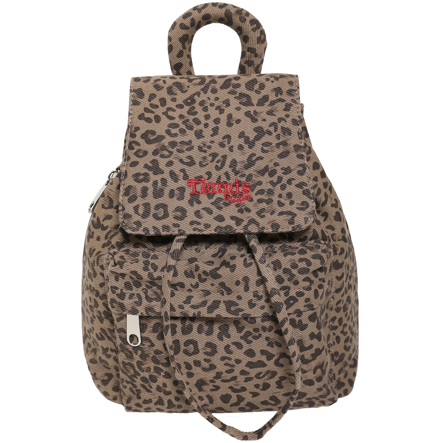 Women's Autumn Korean Leopard Print Canvas Super Backpacks