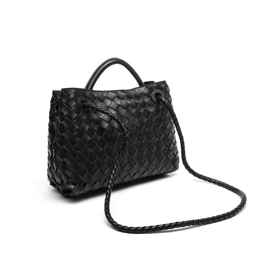 Women's Trendy Woven Handmade Weaving Portable Texture Handbags