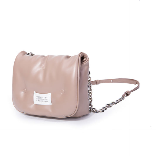 Women's Chain Fashionable Soft Leather Underarm High Shoulder Bags