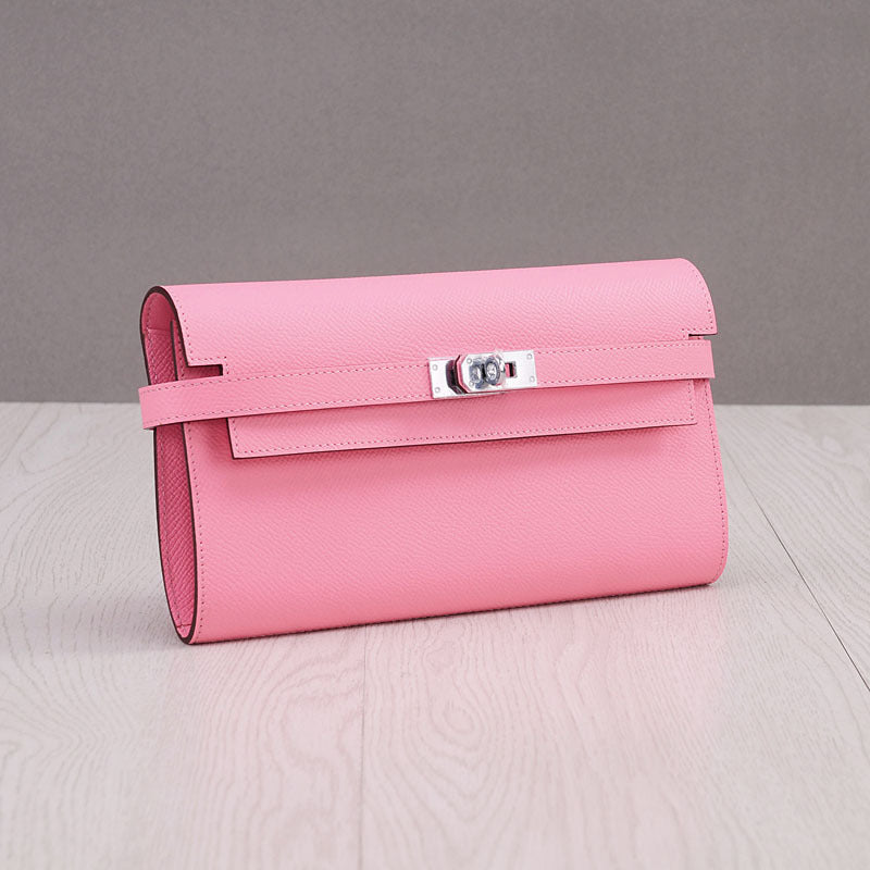 First Layer Cowhide Clutch Long Genuine Ladies Wallets