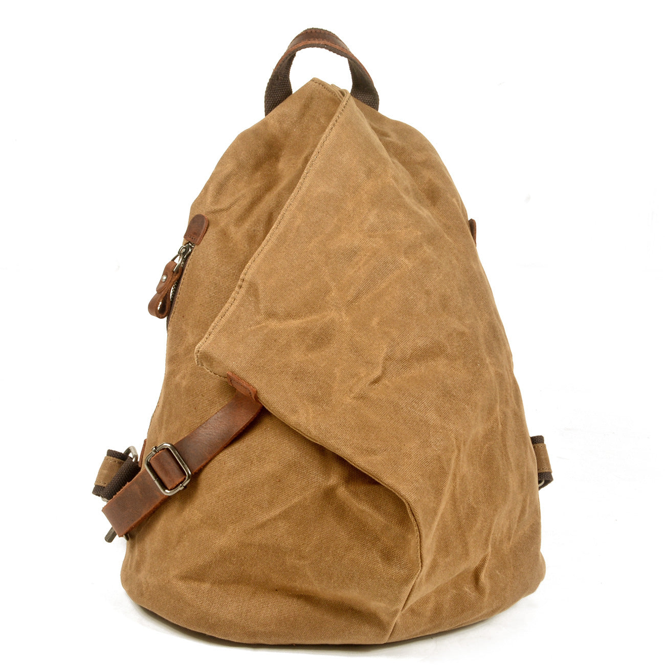 Men's Waterproof Retro Tooling Vintage Oil Wax Canvas Backpacks