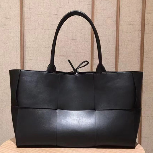 Song Authentic Leather Weave Shopping Hand Handbags