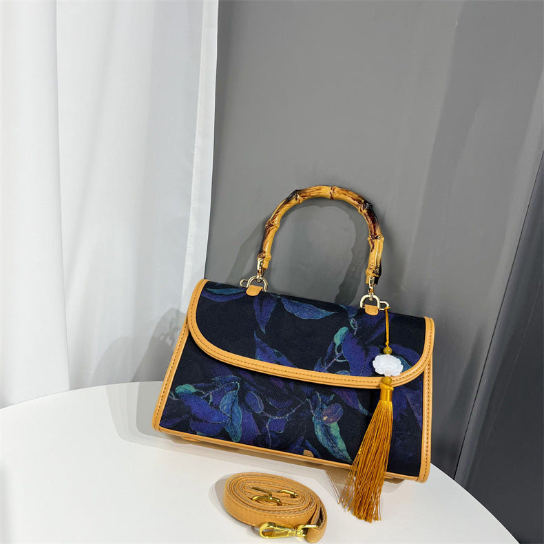 Ethnic Style Retro Textured Simple Elegant Handbags