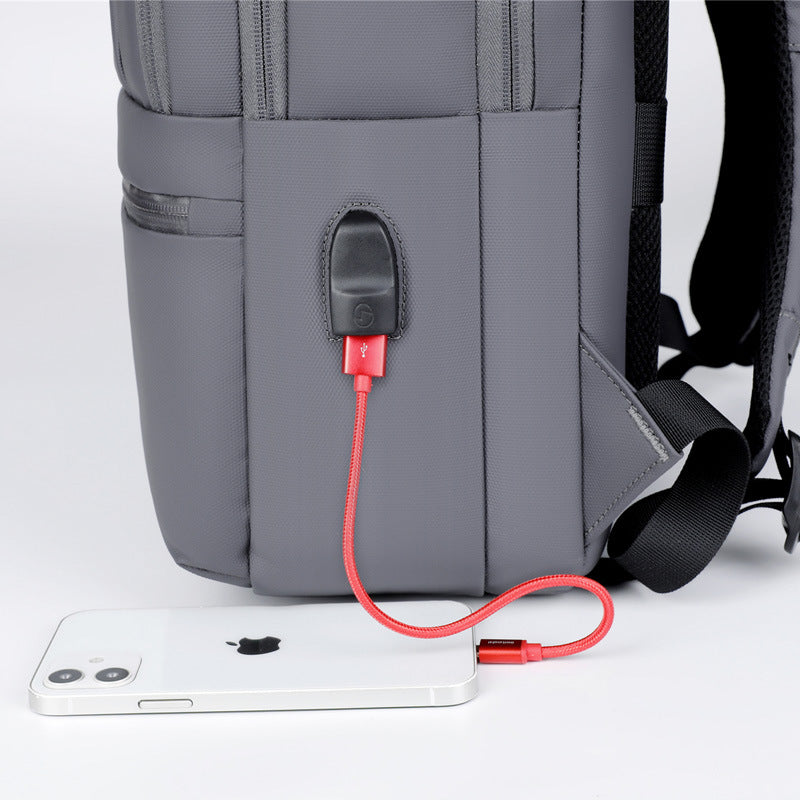 Men's Business Multifunctional Computer Printed Derm Backpacks