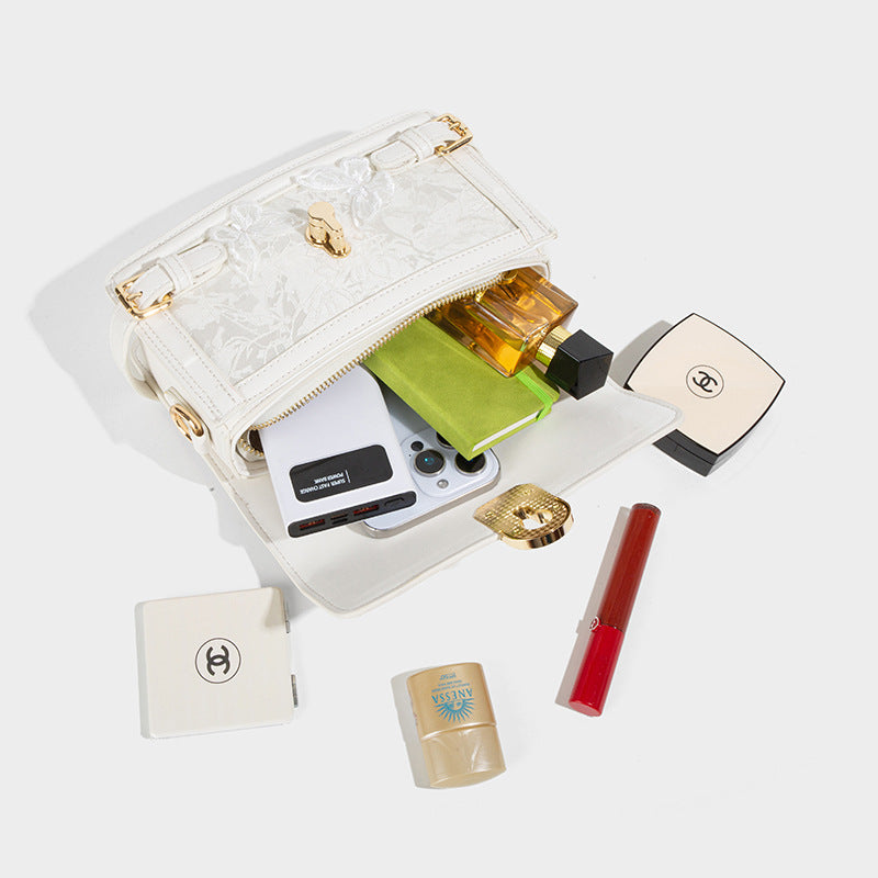 Women's Lace Box Fashion High-grade Butterfly Shoulder Bags