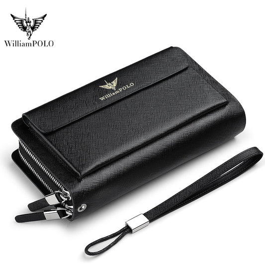 Men's King Paul Large Capacity Real Leather Men's Wallets