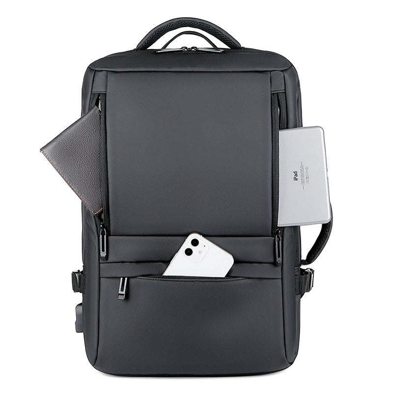 Men's Scalable Business Computer Large Capacity Simple Backpacks
