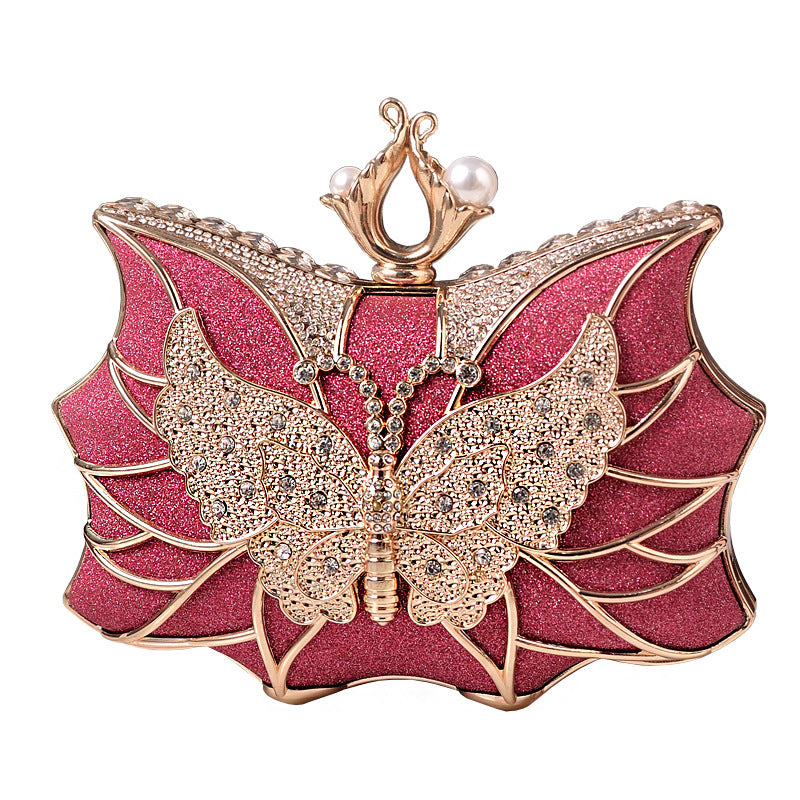 Women's Fashion Luxury Dinner Hollow Butterfly Party Evening Bags