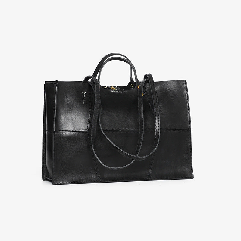 Women's Minority Fashion Genuine Leather Simple Italian Handbags