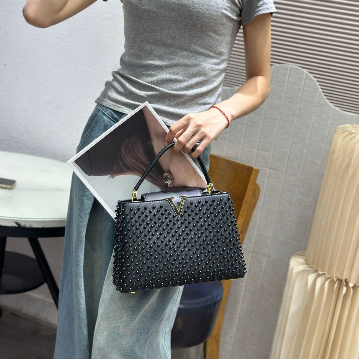Charming Comfortable Lady Pearl Fashion Portable Bags