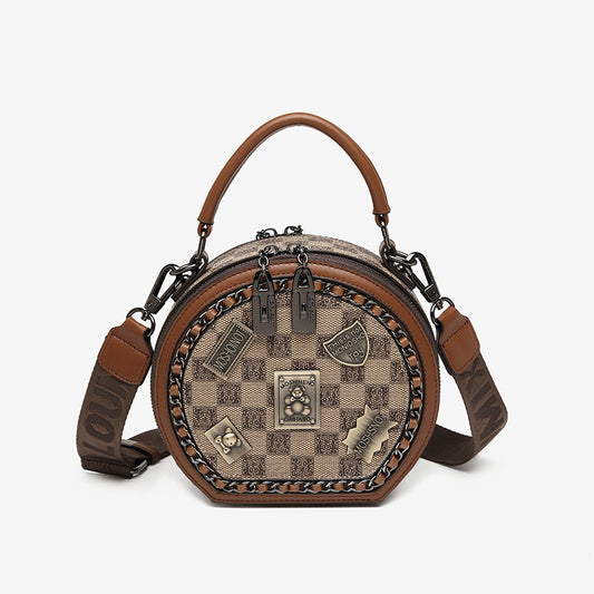 Women's Round Cake Fashion Versatile Chain Handbags