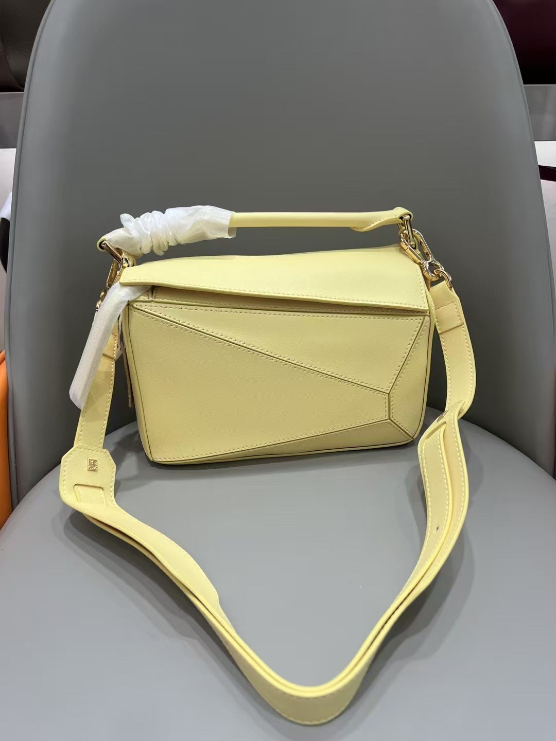 Women's Geometric Lunch Box Color Contrast Patchwork Handbags