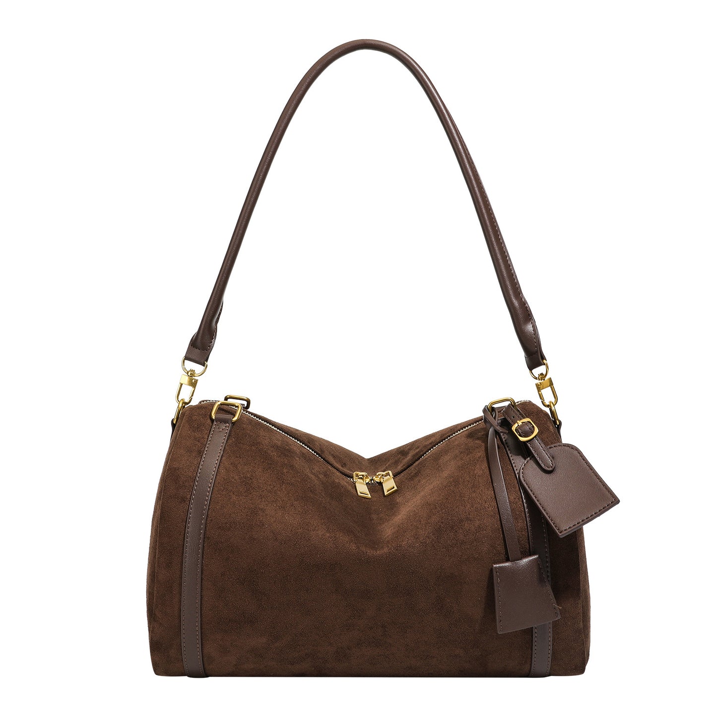 Suede Frosted Boston Large Capacity Commuter Bags