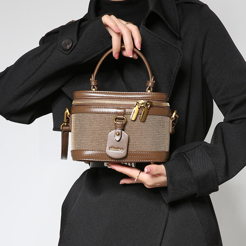Women's Summer Fashion Design Canvas Retro Box Crossbody Bags