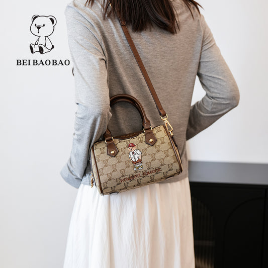 Bear Female Daily Korean Version For Crossbody Bags